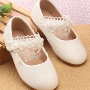 boyz n galz Floral Bow Applique Detailed Ballerinas - Multi